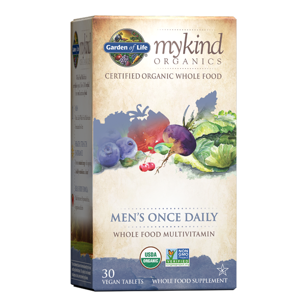 The mykind Organics Men Once Daily Multi 30 Tablets